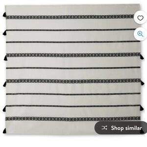 Better Homes and Gardens shower curtain and hooks